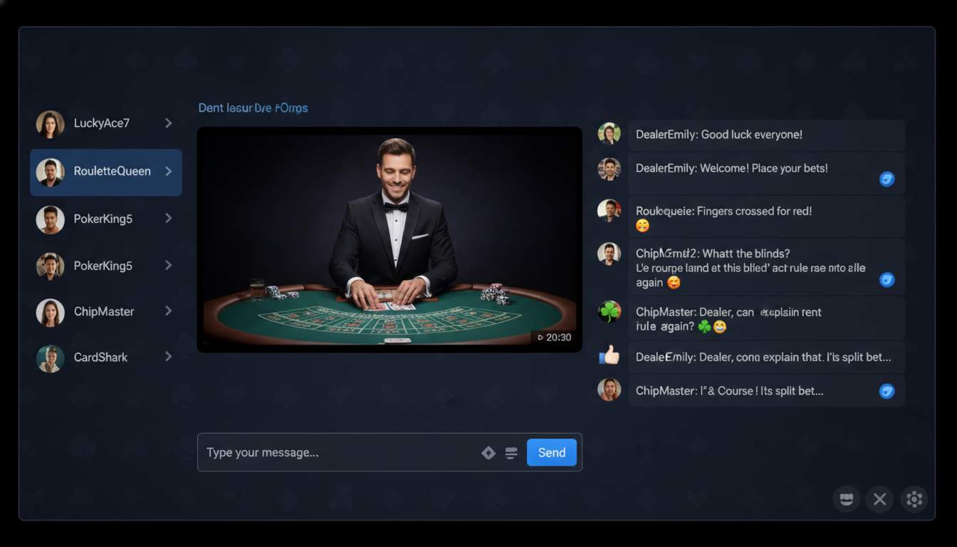Interagissez en direct Fonctionnalité de chat en direct